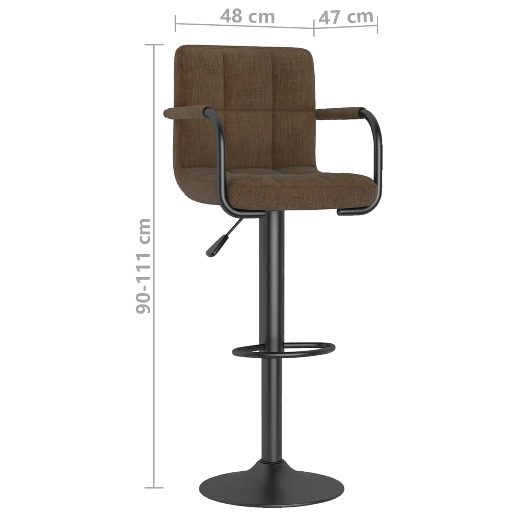 Barhocker Blau Stoff