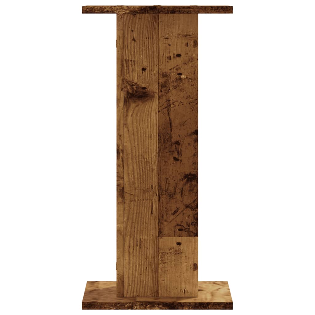 Pflanzenständer 2 Stk. Weiß 30x30x40 cm Holzwerkstoff