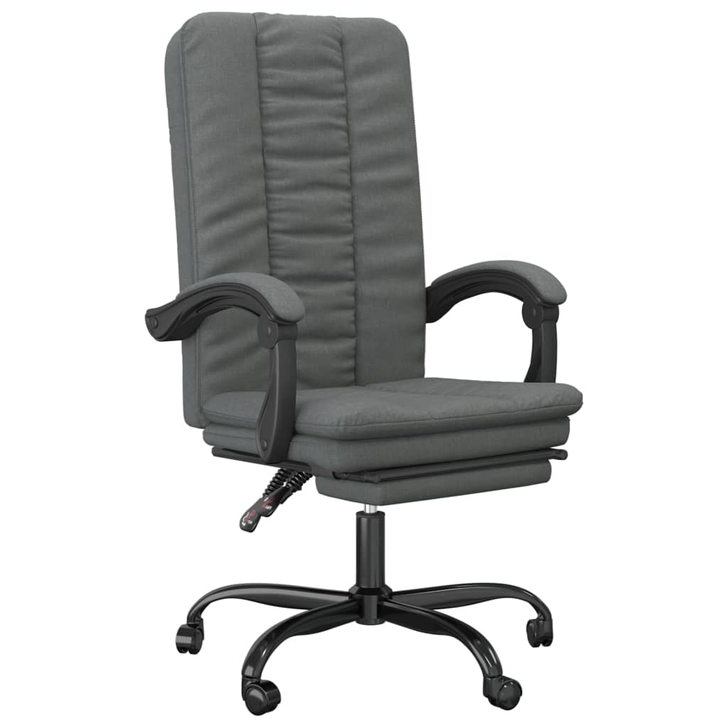 Bürostuhl mit Liegefunktion Taupe Stoff