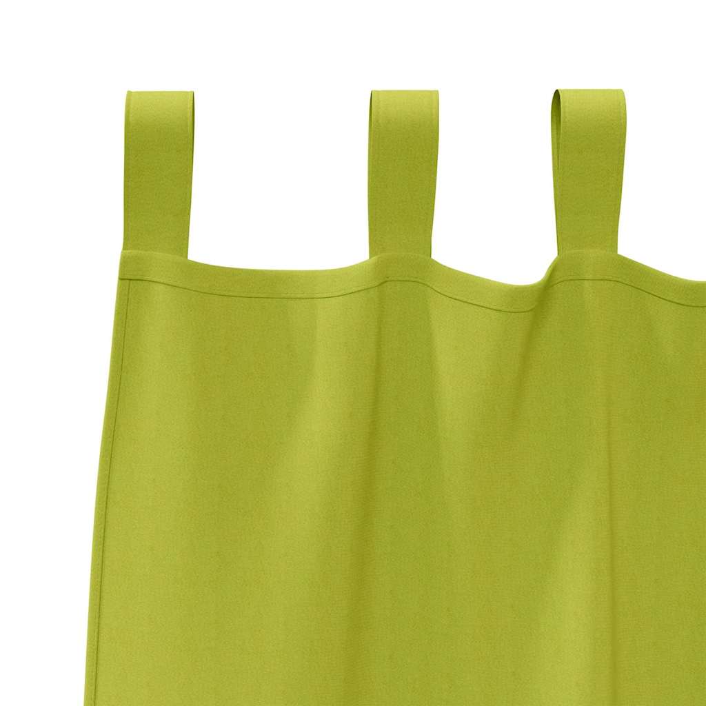 Verdunkelungs-Vorhänge mit Ringen 2 pcs Beige 140 x 140 cm