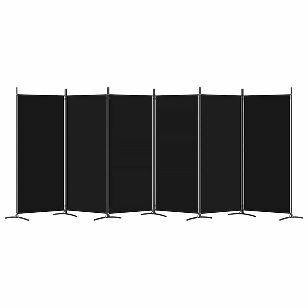 3-tlg. Raumteiler Weiß 260x180 cm Stoff