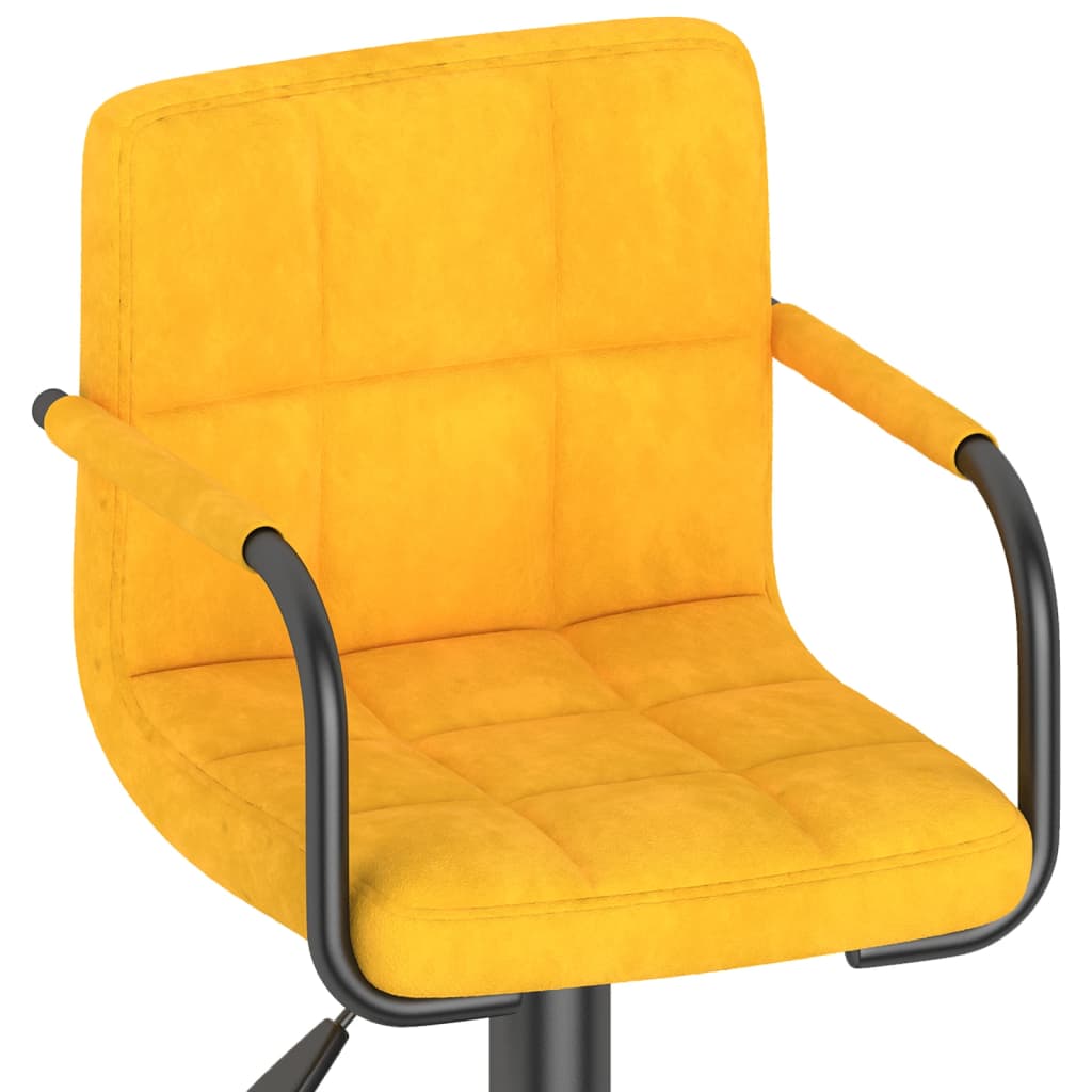 Barhocker 2 Stk. Blau Samt