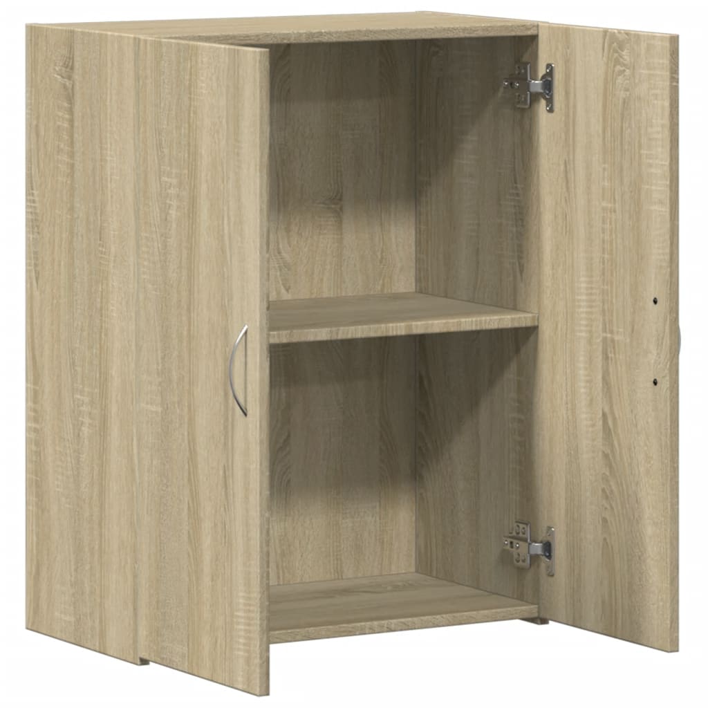 Aktenschrank Weiß 60x32x153 cm Holzwerkstoff