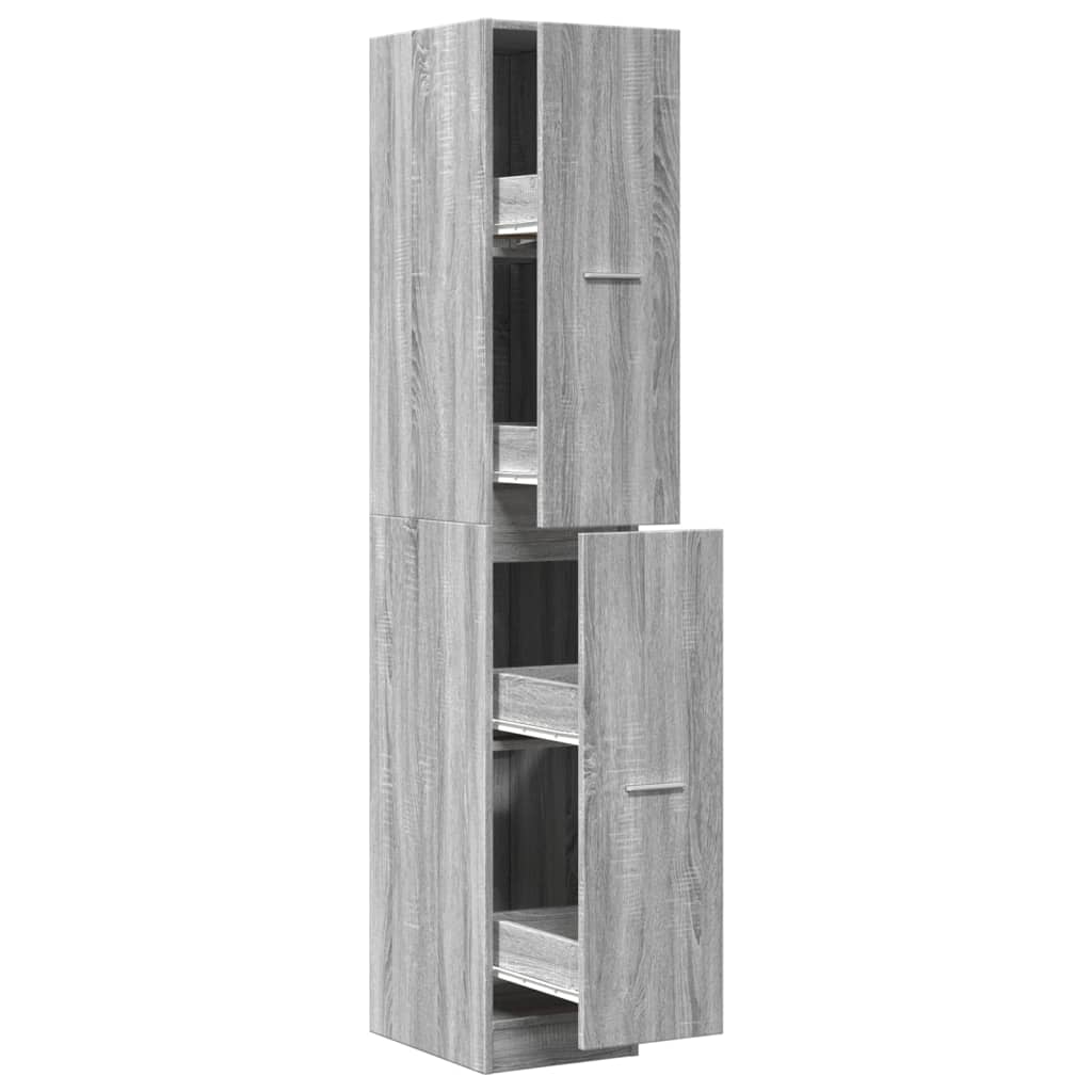 Apothekerschrank Weiß 30 x 41 x 174,5 cm Holzwerkstoff