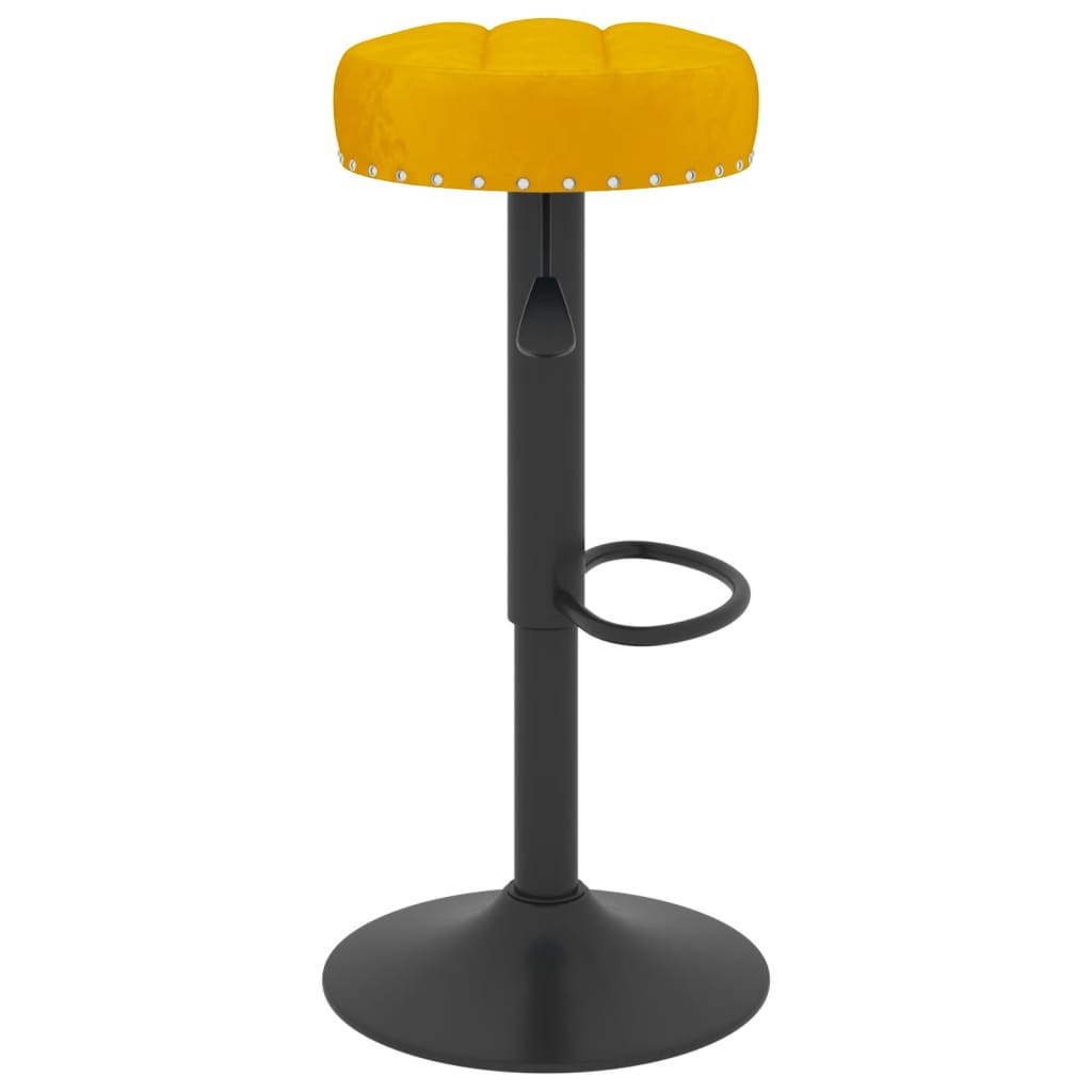 Barhocker 2 Stk. Creme Samt
