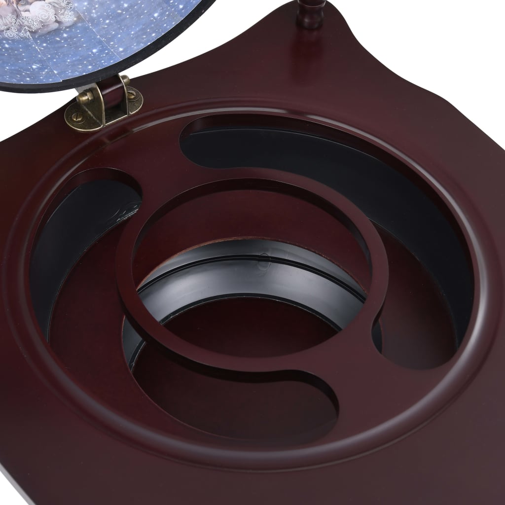 Globus-Bartisch Eukalyptusholz Freistehend