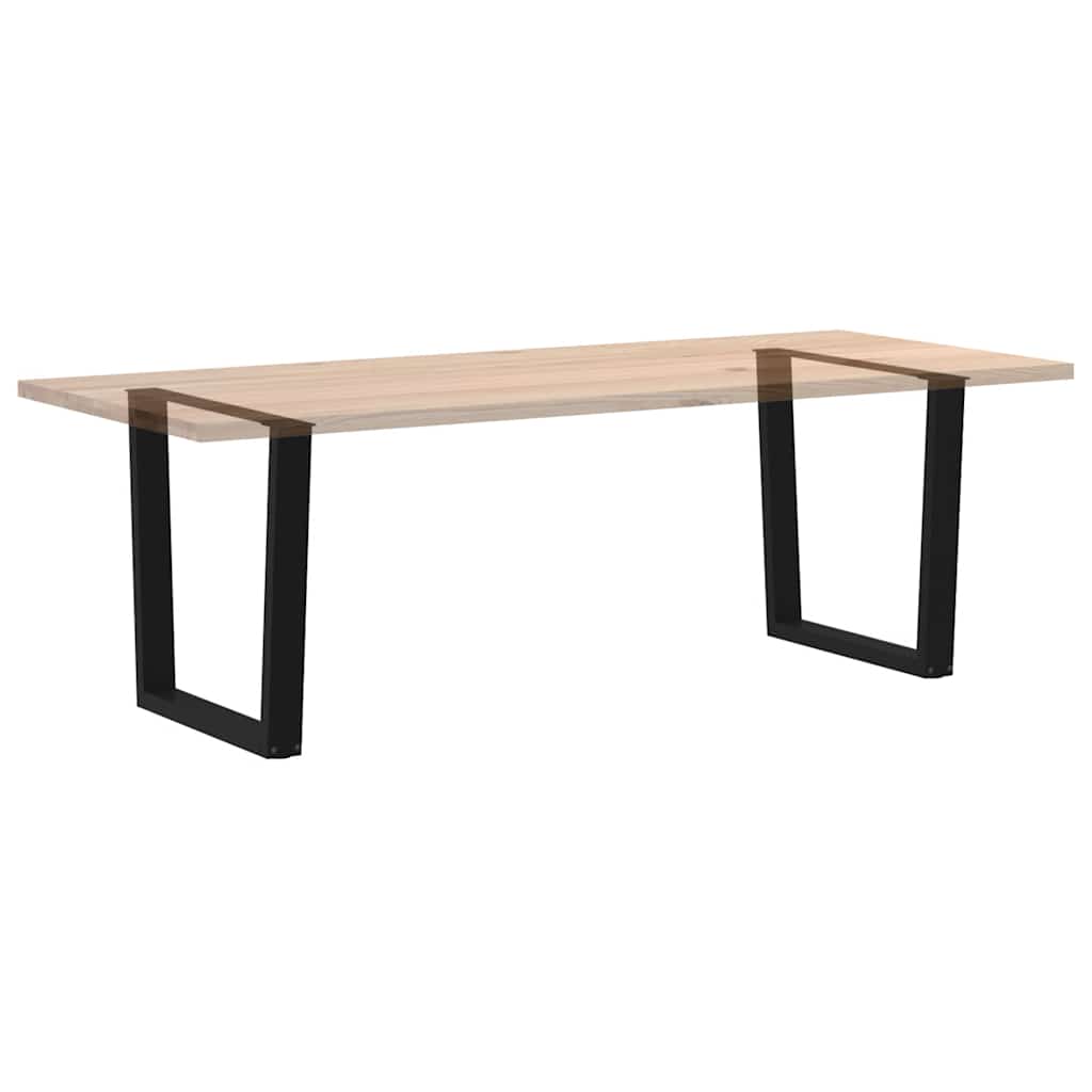 Couchtischbeine V-Form 2 Stück Schwarz 30x(30-31,3) cm Stahl