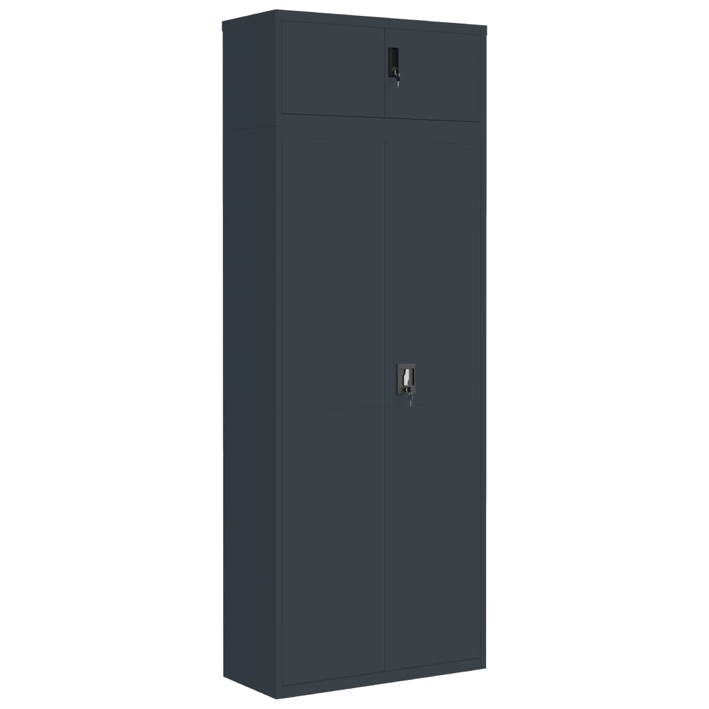 Aktenschrank Weiß 90x40x110 cm Stahl