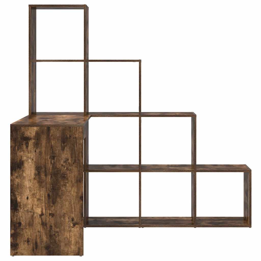 Eck-Schreibtisch Schwarz Eichen-Optik 101,5 x 149,5 x 149,5 cm