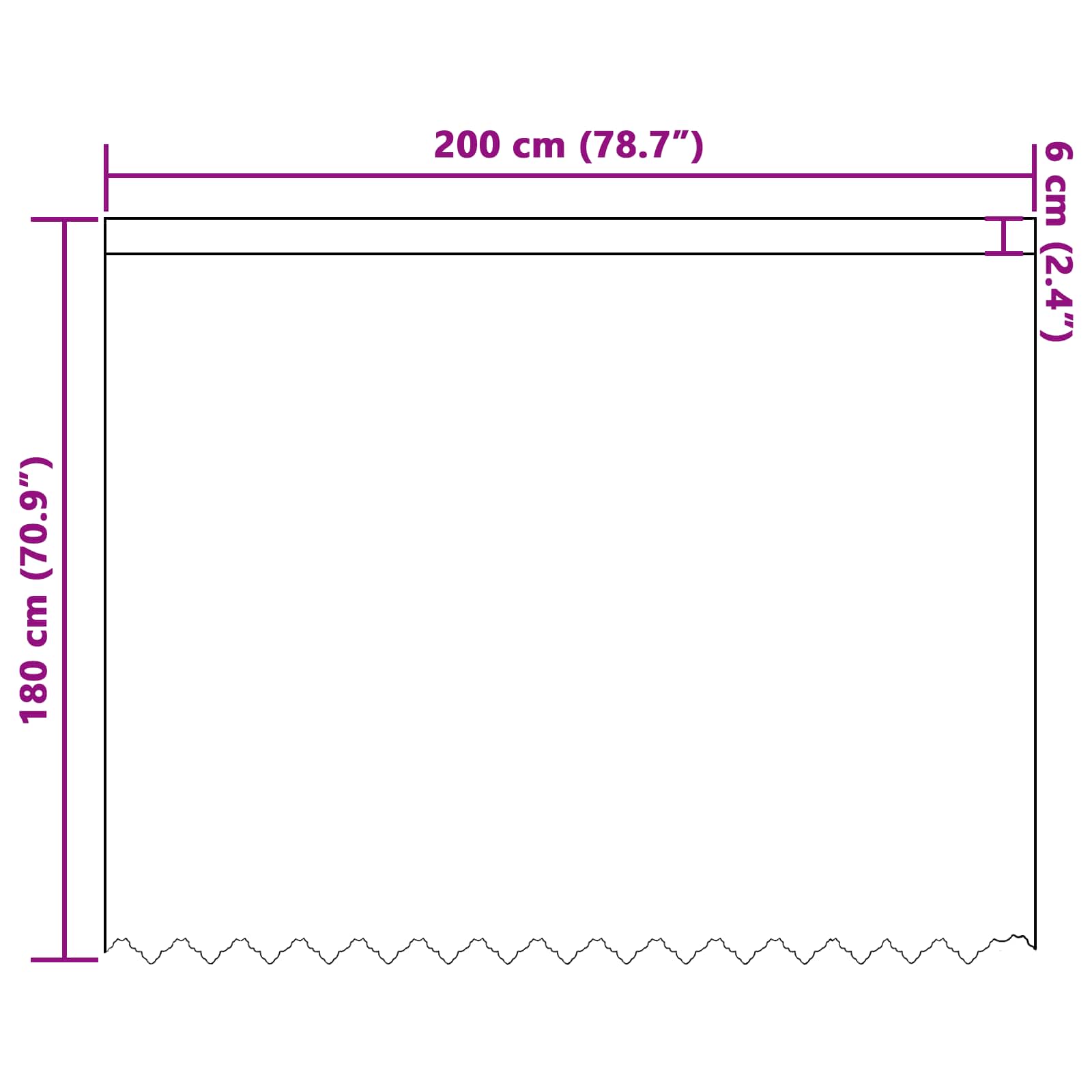 Spitzenvorhang mit Vorhängen Floral Weiß 80 x 150 cm Polyester