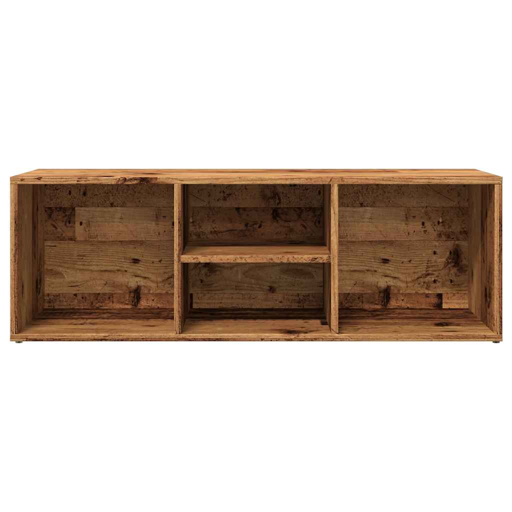 Schuhbank Weiß 105x35x35 cm Holzwerkstoff