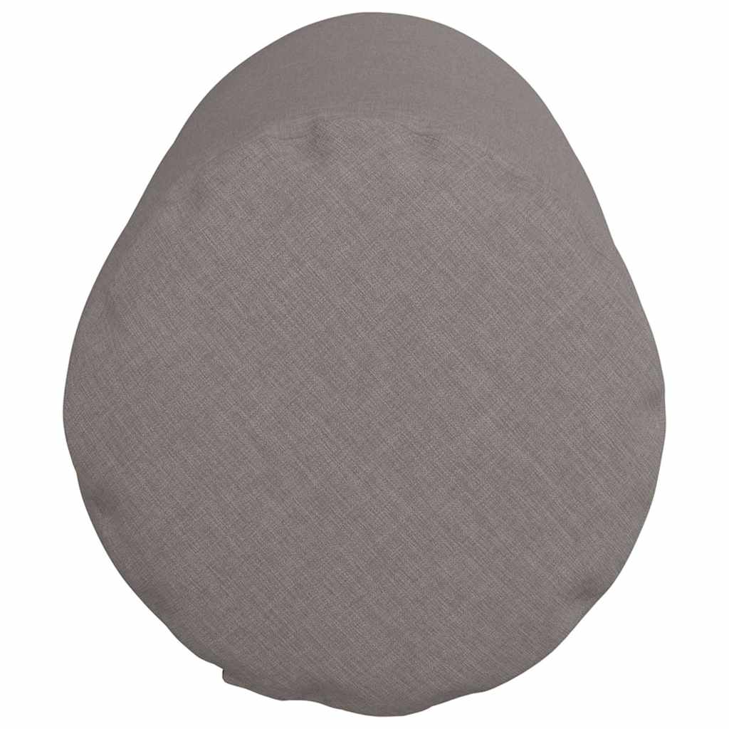 Bolsterkissen 2 Stück Hellgrau Ø 15 x 40 cm Stoff