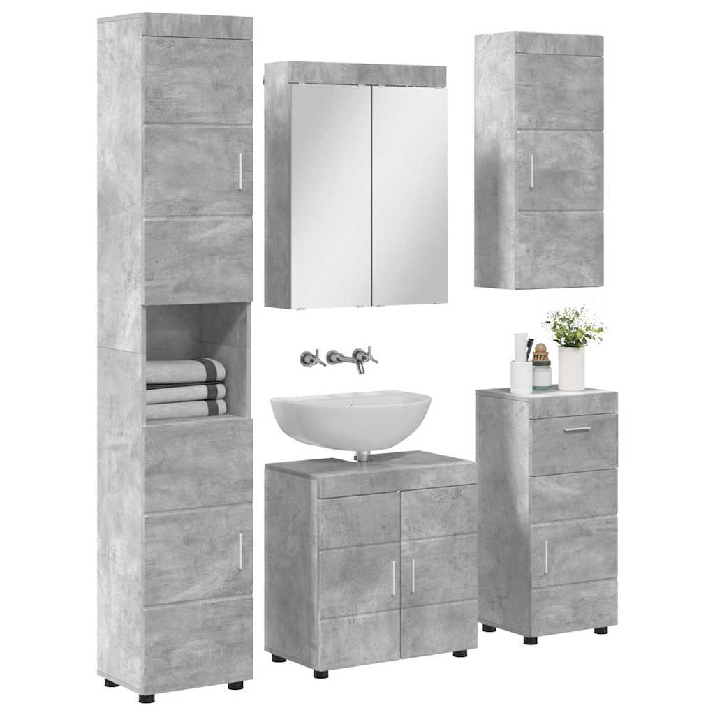 Badezimmermöbel-Set TULUM 2 pcs Weiß 60 x 34 x 63 cm