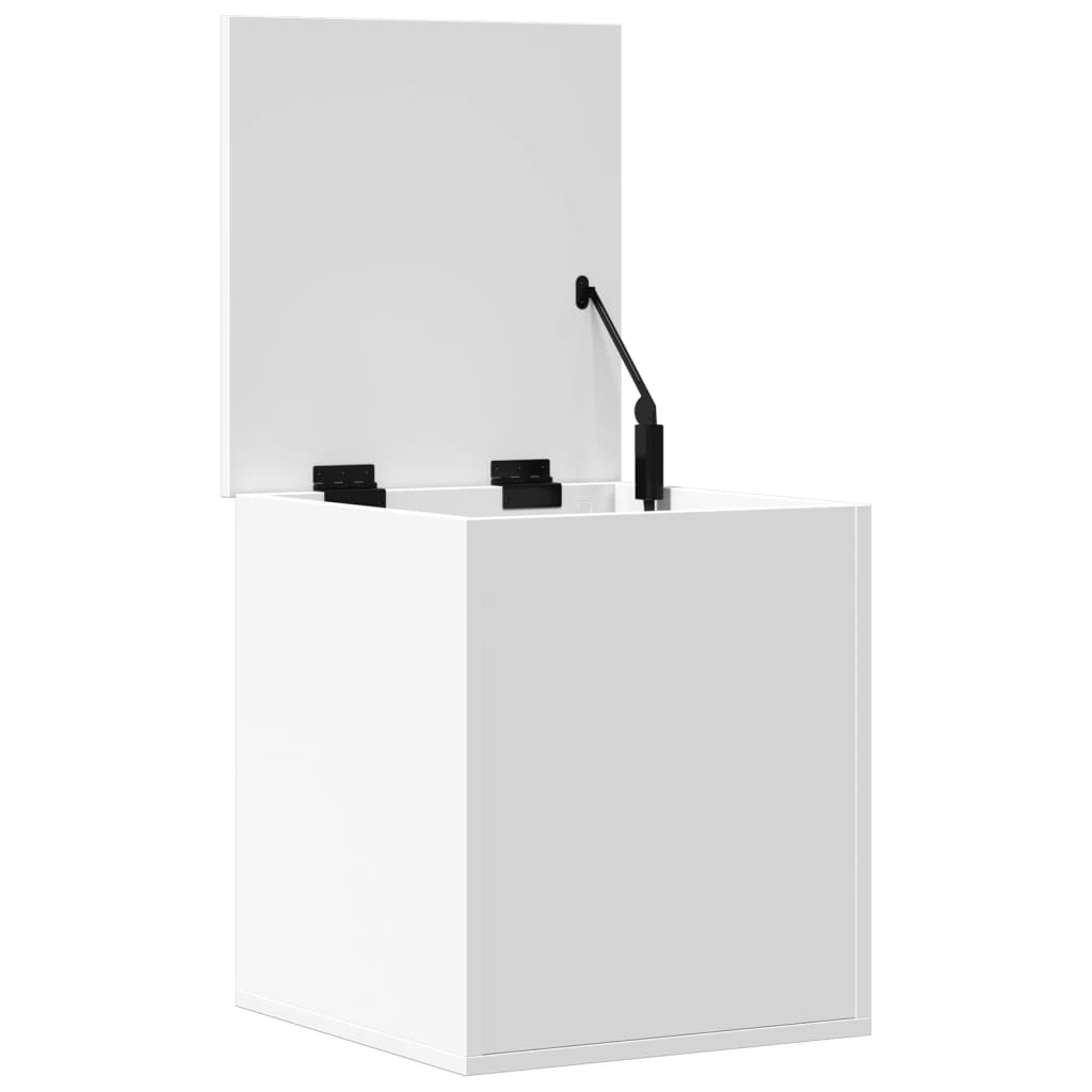 Aufbewahrungstruhe Weiß 84x42x46 cm Holzwerkstoff