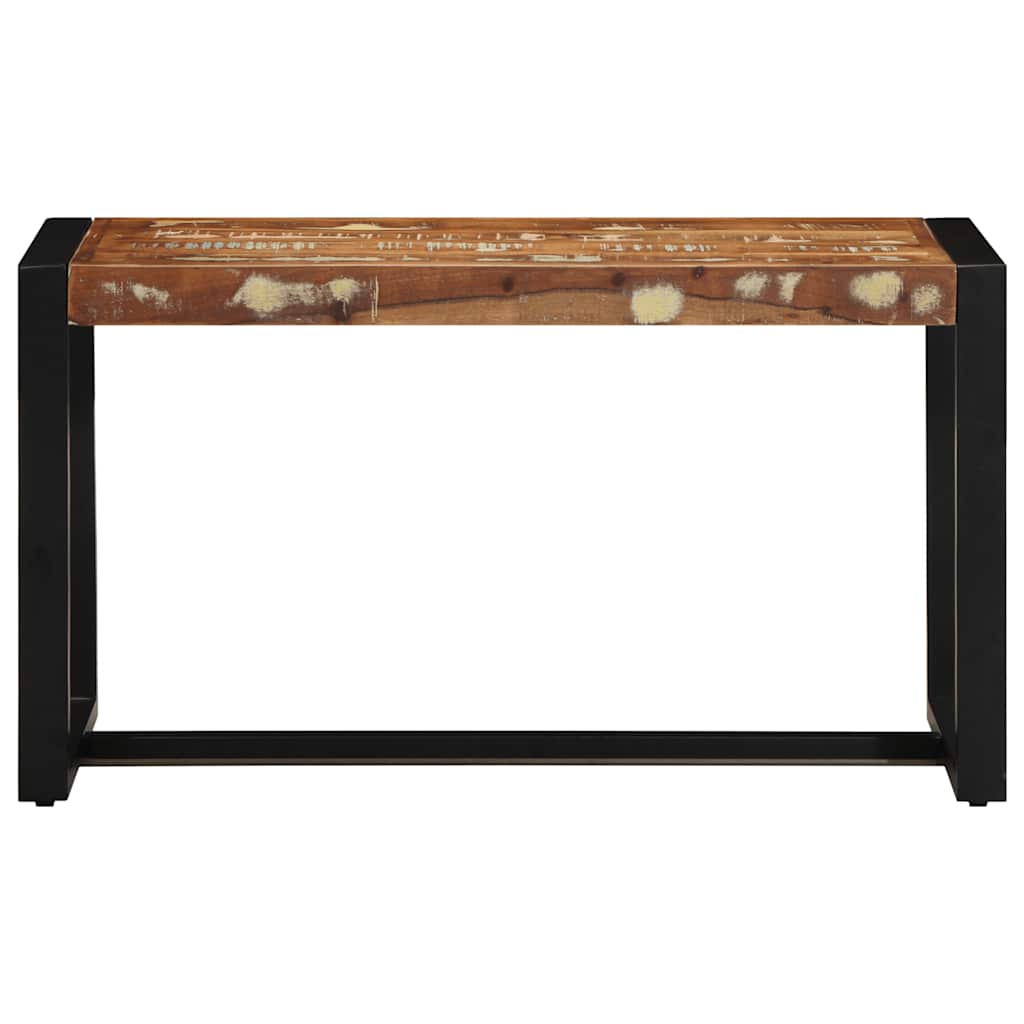 Bank Mehrfarbig 60x35x45 cm Massivholz Altholz