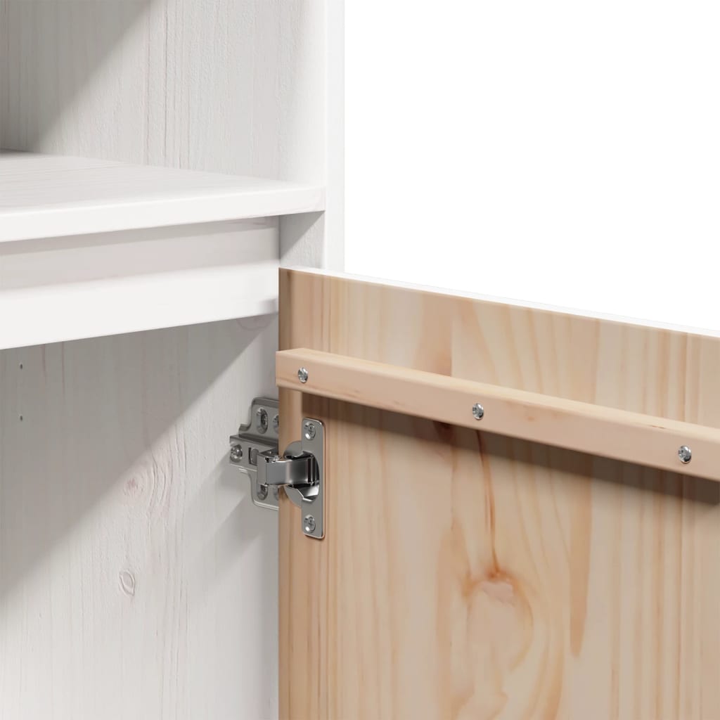 Highboard 37x34x110 cm Massivholz Kiefer