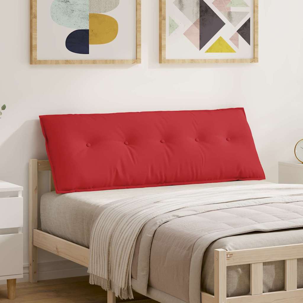 Rückenkissen Hellgrau 50 x 19 x 45 cm Stoff