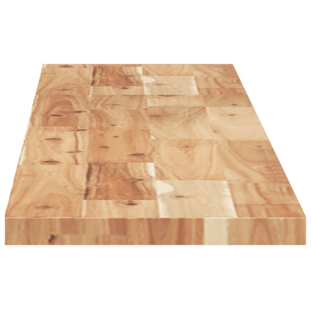 Tischplatte 40x20x2 cm Rechteckig Massivholz Akazie