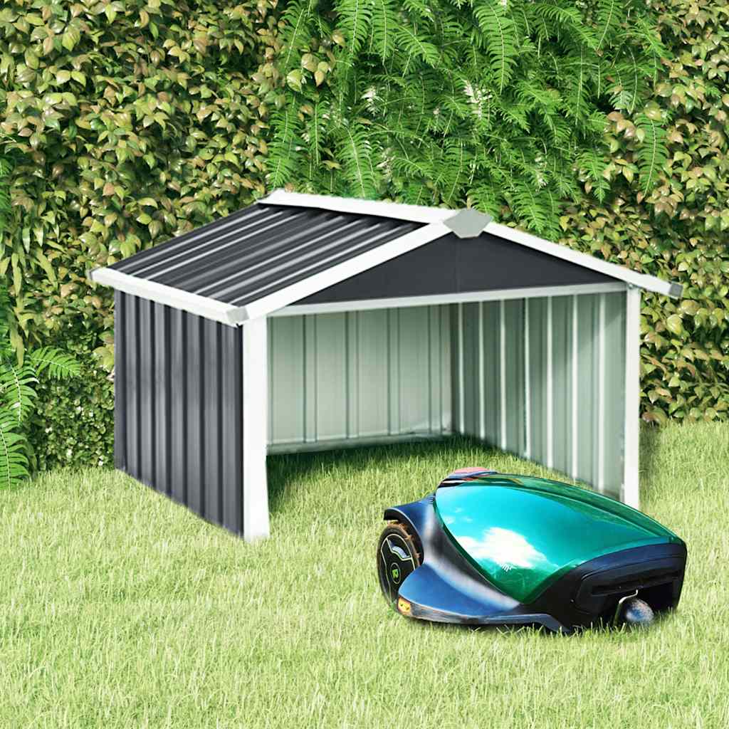 Rasenmäher Garage 92x97x63 cm Verzinkter Stahl Grün