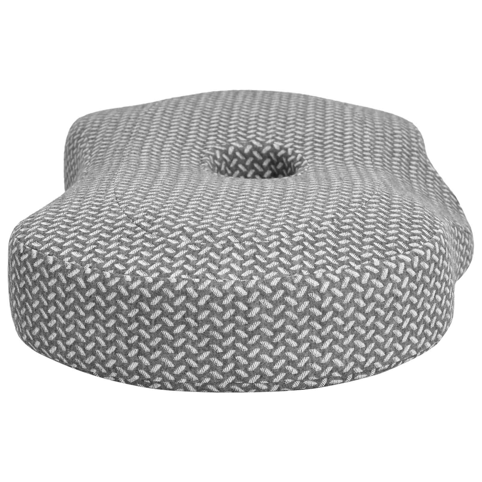 Nackenstützkissen Einfarbig Weiß 53 x 35 x 11 cm Viscoschaum