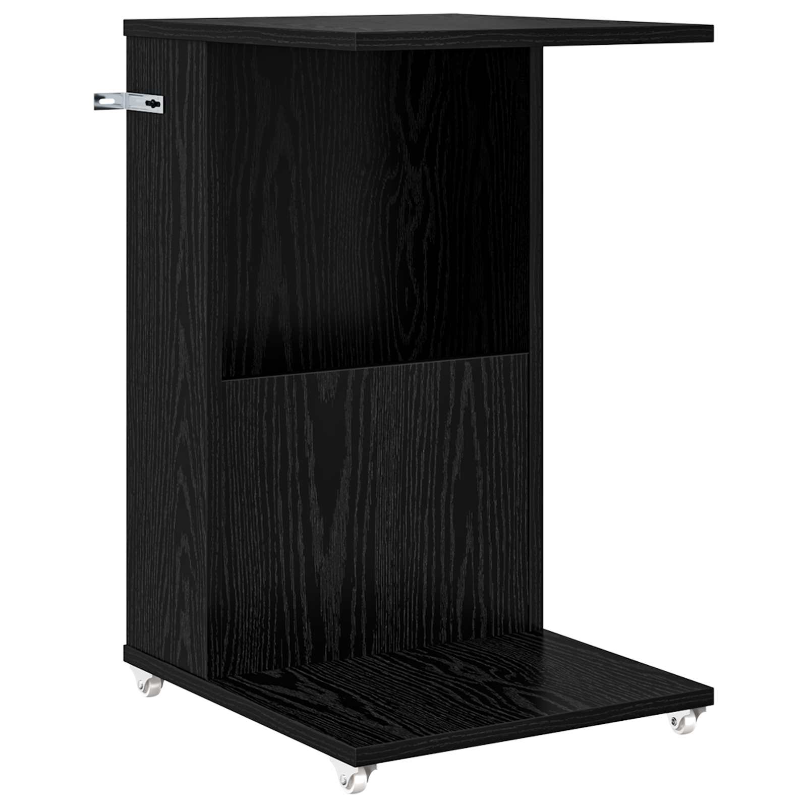 Beistelltisch Mit Rad Weiß 40 x 35 x 60 cm Holzwerkstoff