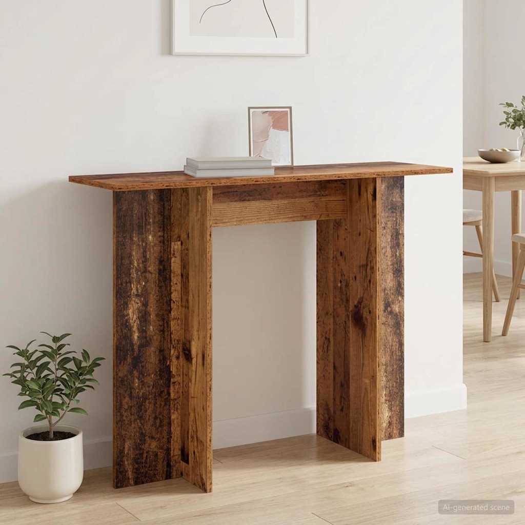 Konsolentisch Weiß 100 x 30 x 75 cm Holzwerkstoff