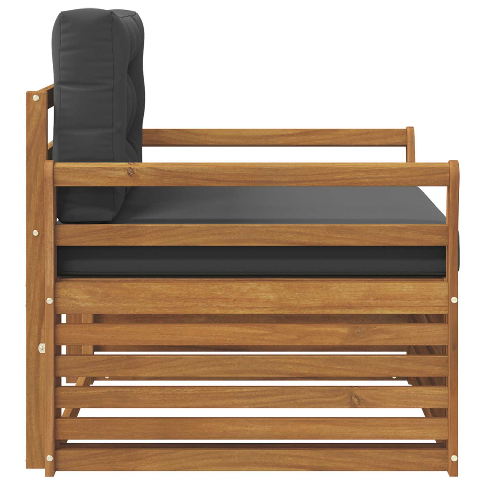 2 Stück Outdoor-Sofa Natur