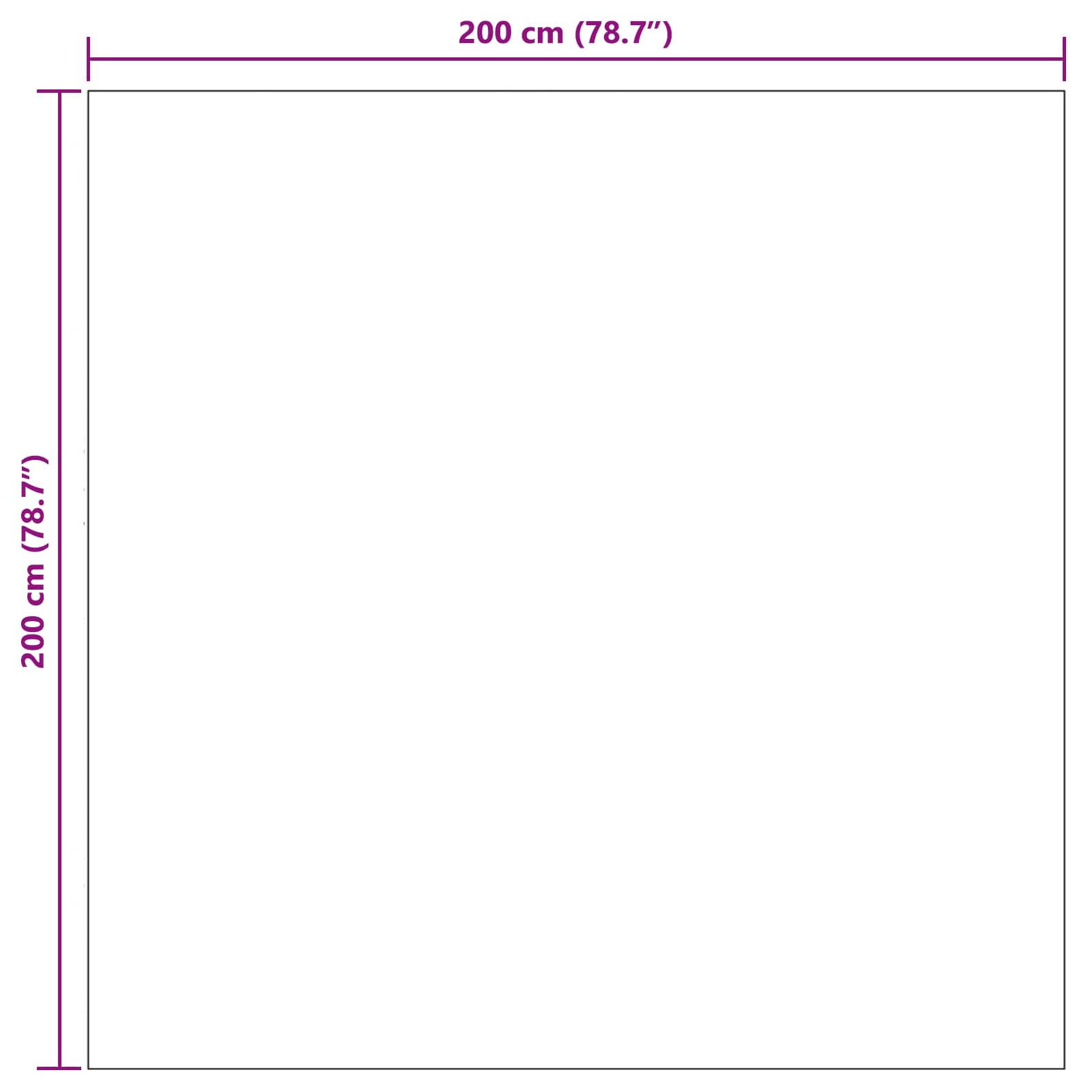 Bereichsteppiche Rechtwinklig LUGO Creme 150 x 80 cm Polyester