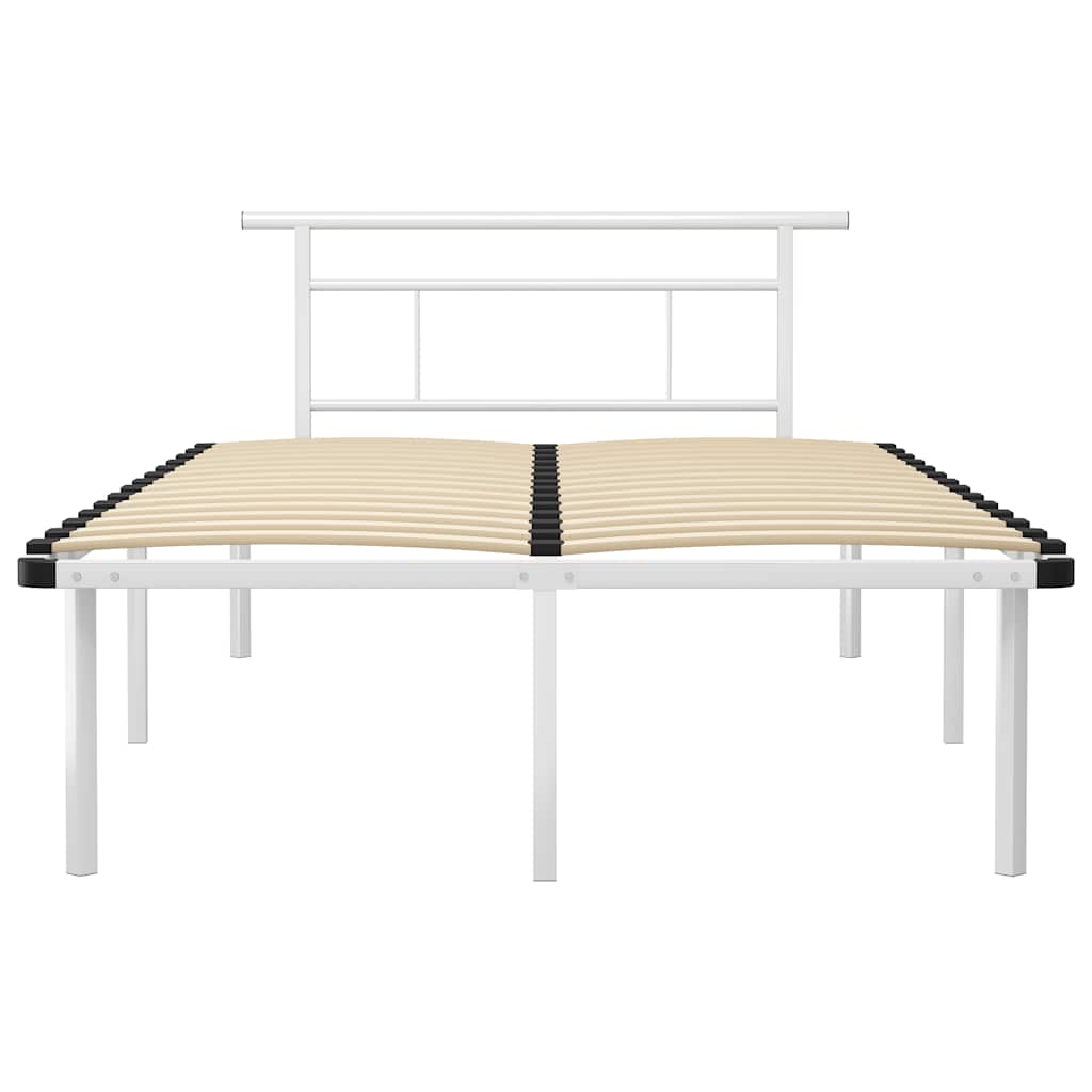 Bettgestell Grau Metall 90x200 cm