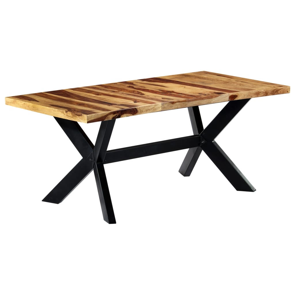 Esstisch Massivholz Mango und Stahlgestell 180 cm