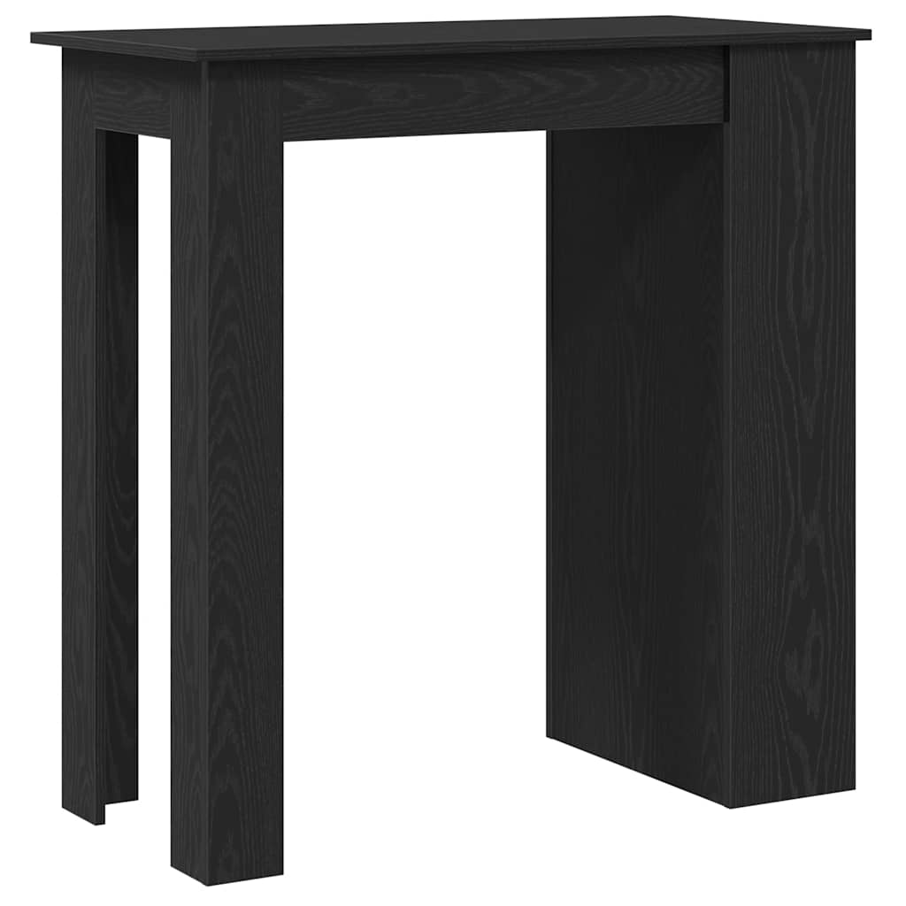 Bartisch mit Ablagefläche Weiß 102x50x103,5 cm Holzwerkstoff