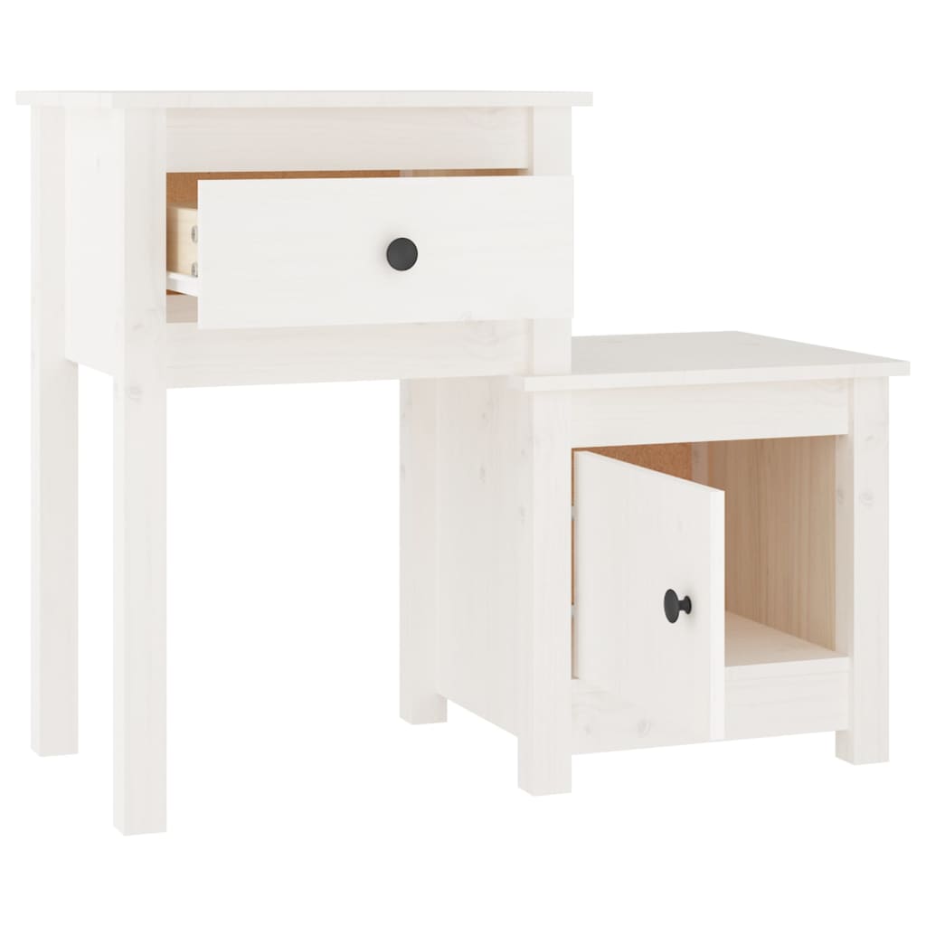 Nachttisch 79,5x38x65,5 cm Massivholz Kiefer
