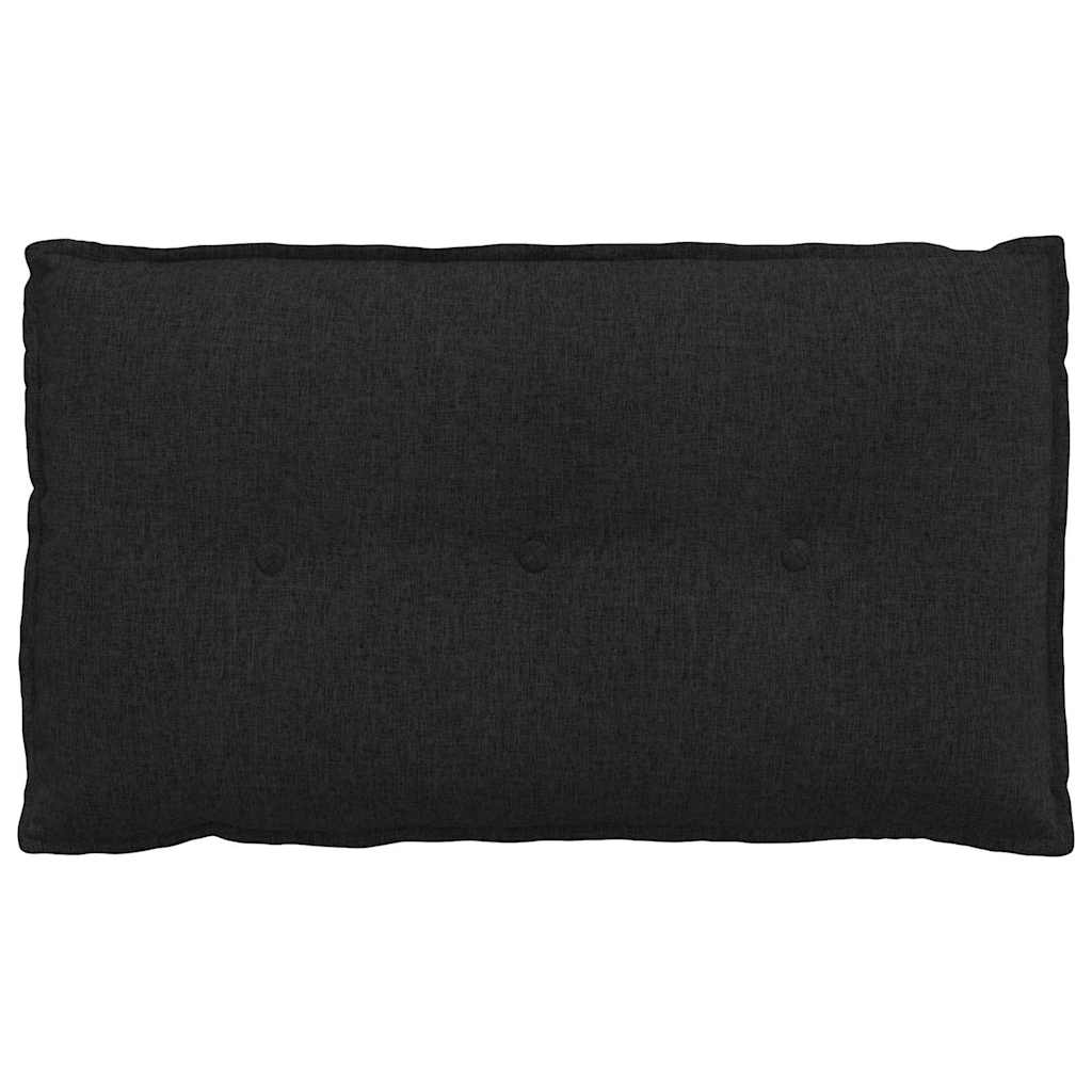 Rückenkissen Hellgrau 50 x 19 x 45 cm Stoff