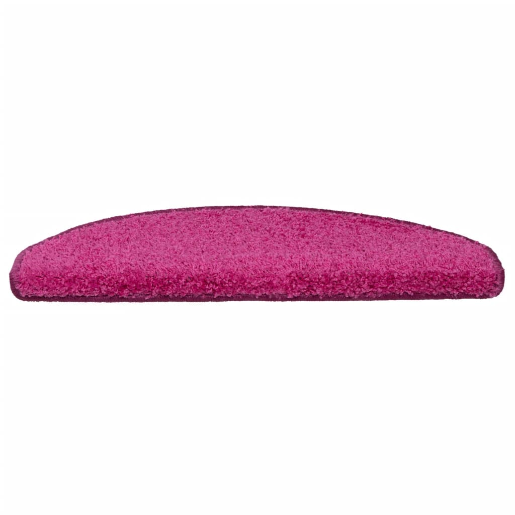 Stufenmatten 15 Stk. 56x17x3 cm Grau Halbrund