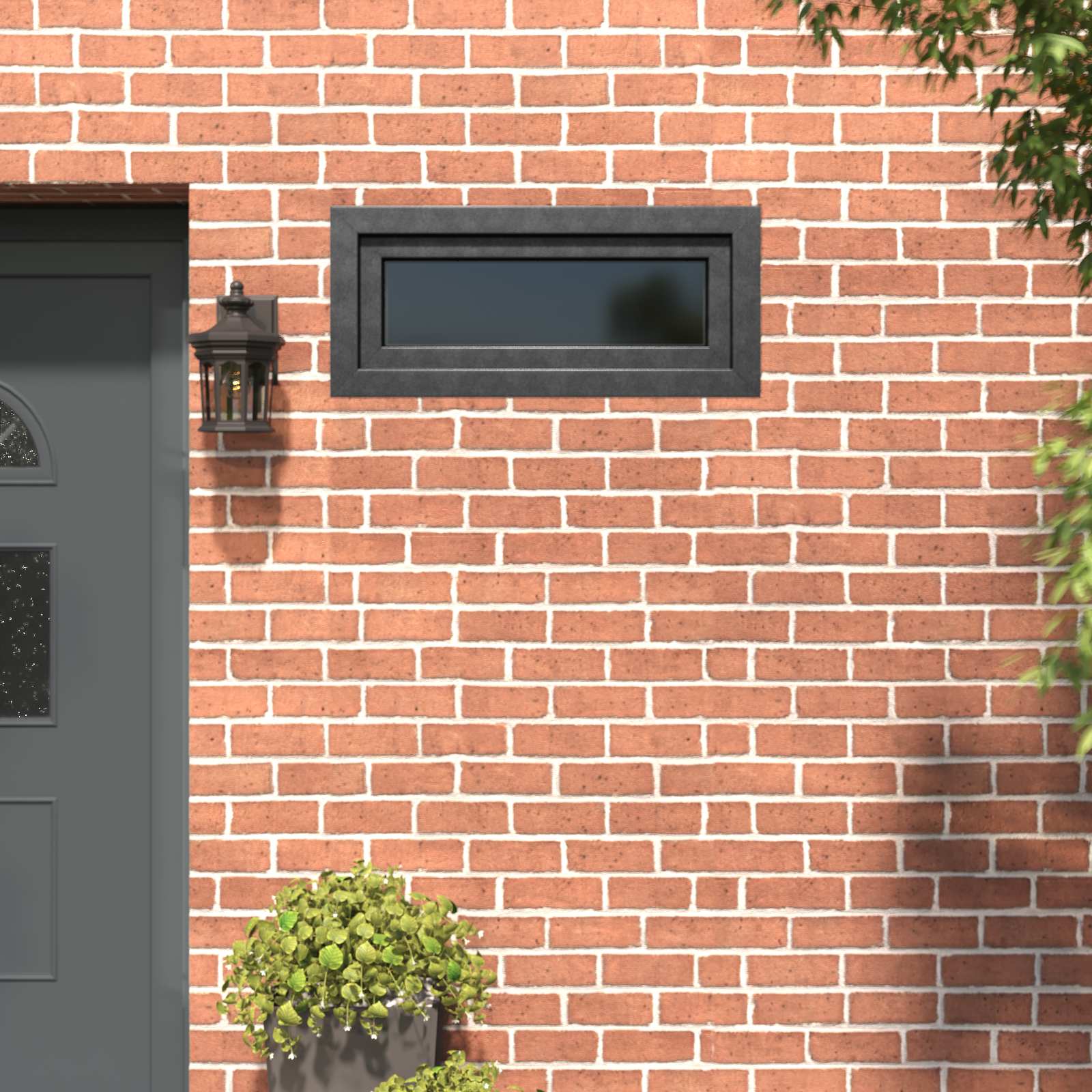 Kellerfenster RISOR 60 x 40 cm PVC und Glas Weiß