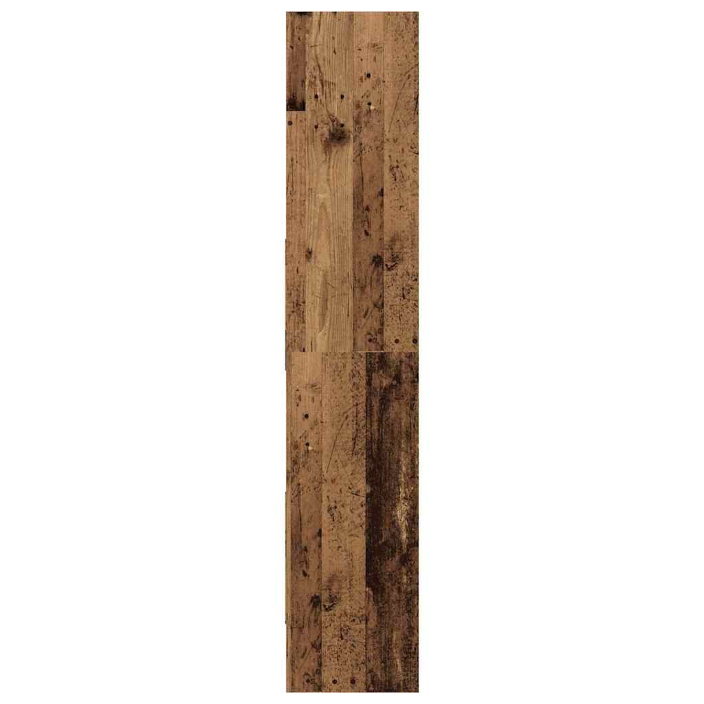 Bücherregal Weiß 60x35x180 cm Holzwerkstoff