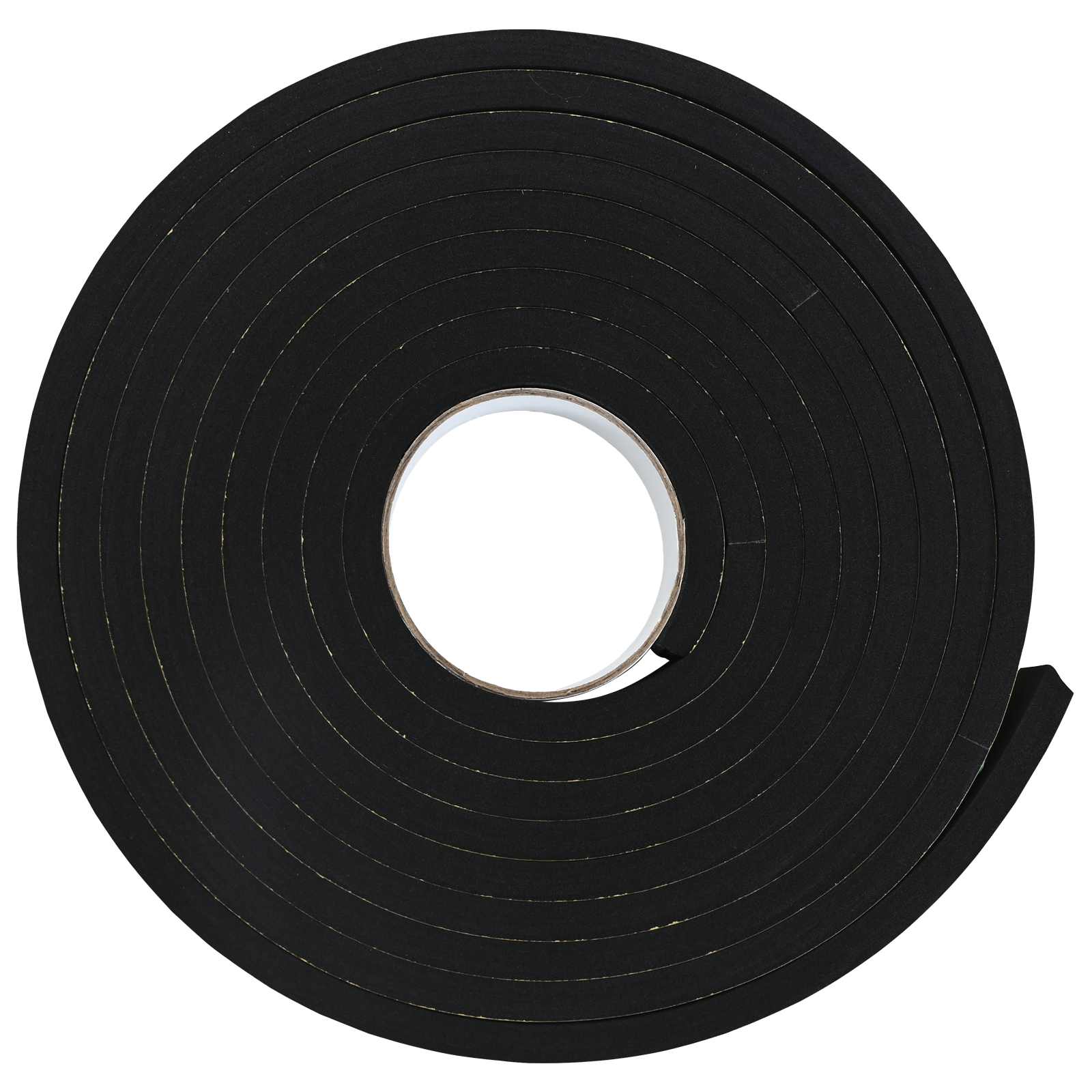 Selbstklebendes Schaumstoffband Schwarz 10mm x 10m CR-Schaum