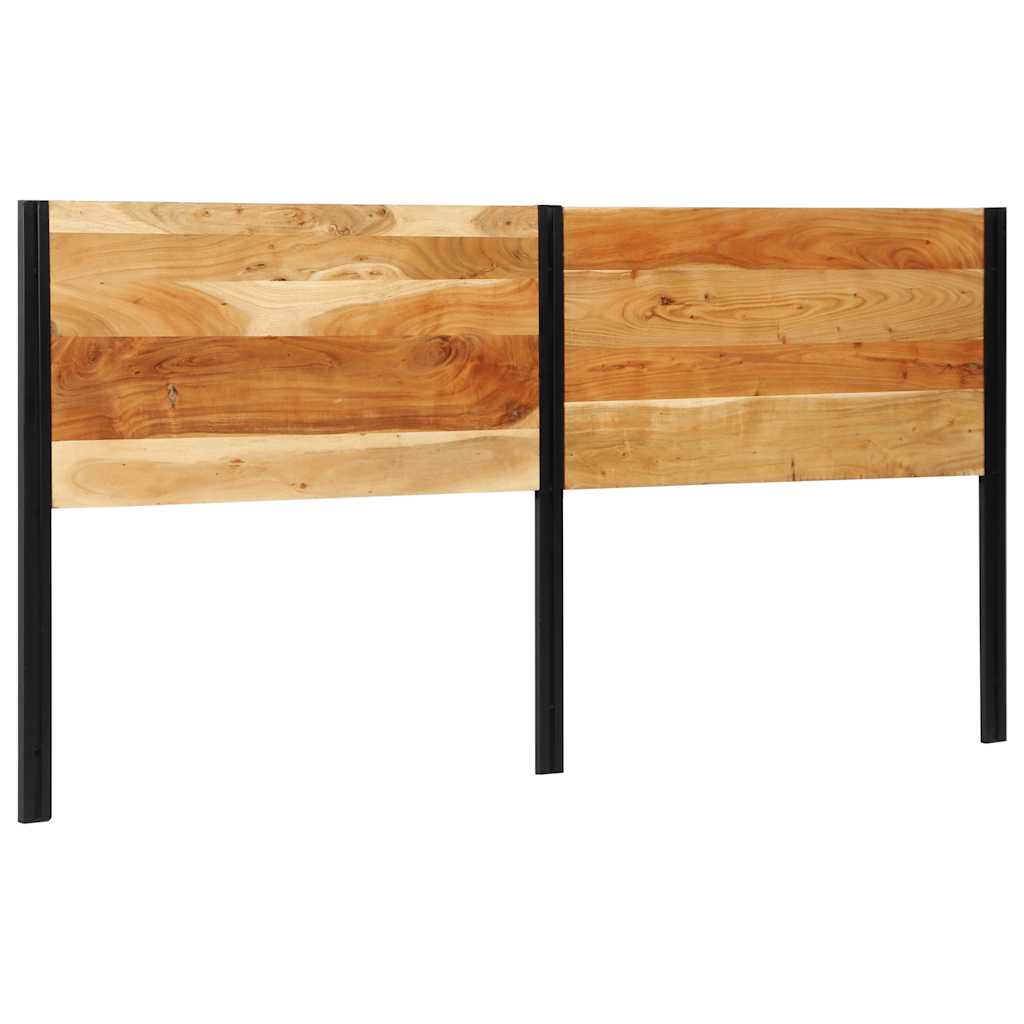 Kopfteil 100 cm Massivholz Mango und Eisen