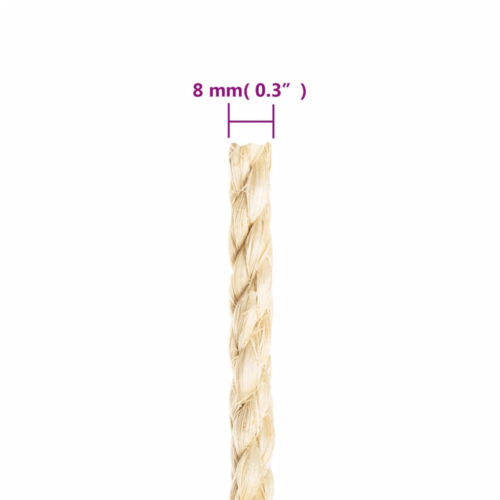 Seil 100% Sisal 6 mm 100 m