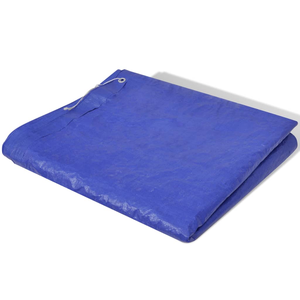 Poolabdeckungen 2 Stk. PE Rechteckig 90 g/m² 394x207 cm
