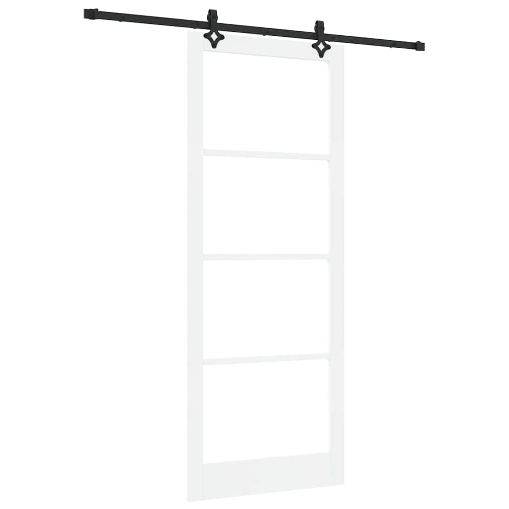Schiebetür ORKDAL Natürlich und Schwarz 61 x 198,5 cm