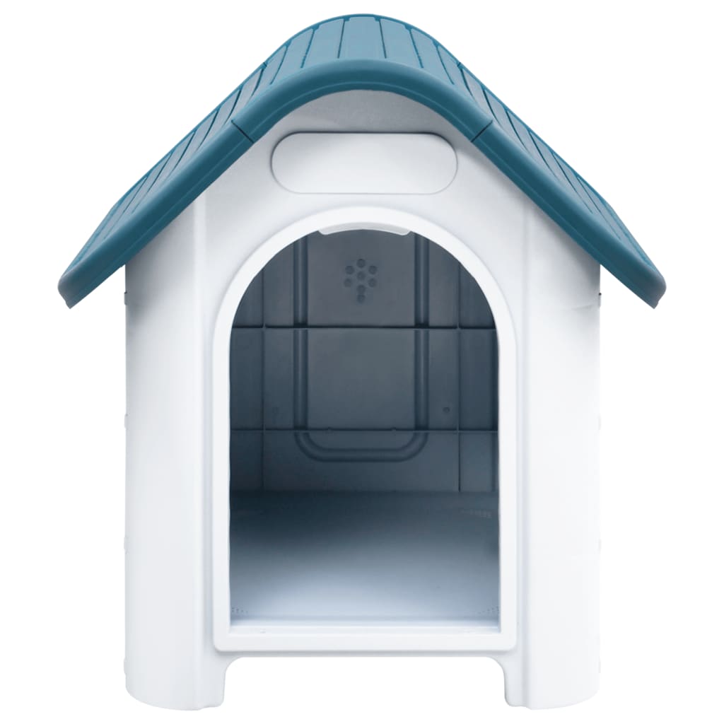 Hundehütte Grau 59x75x66 cm Polypropylen