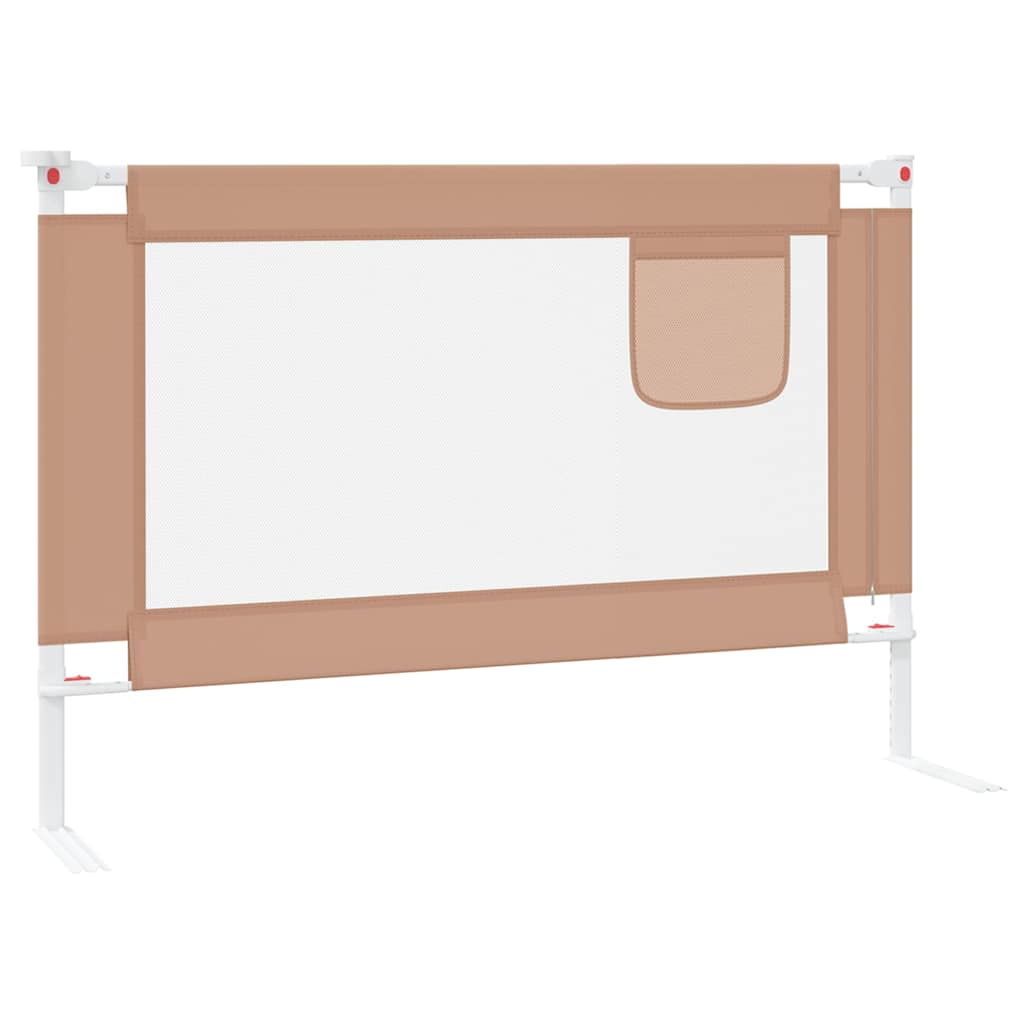 Kleinkind-Bettschutzgitter Grün 90x25 cm Stoff
