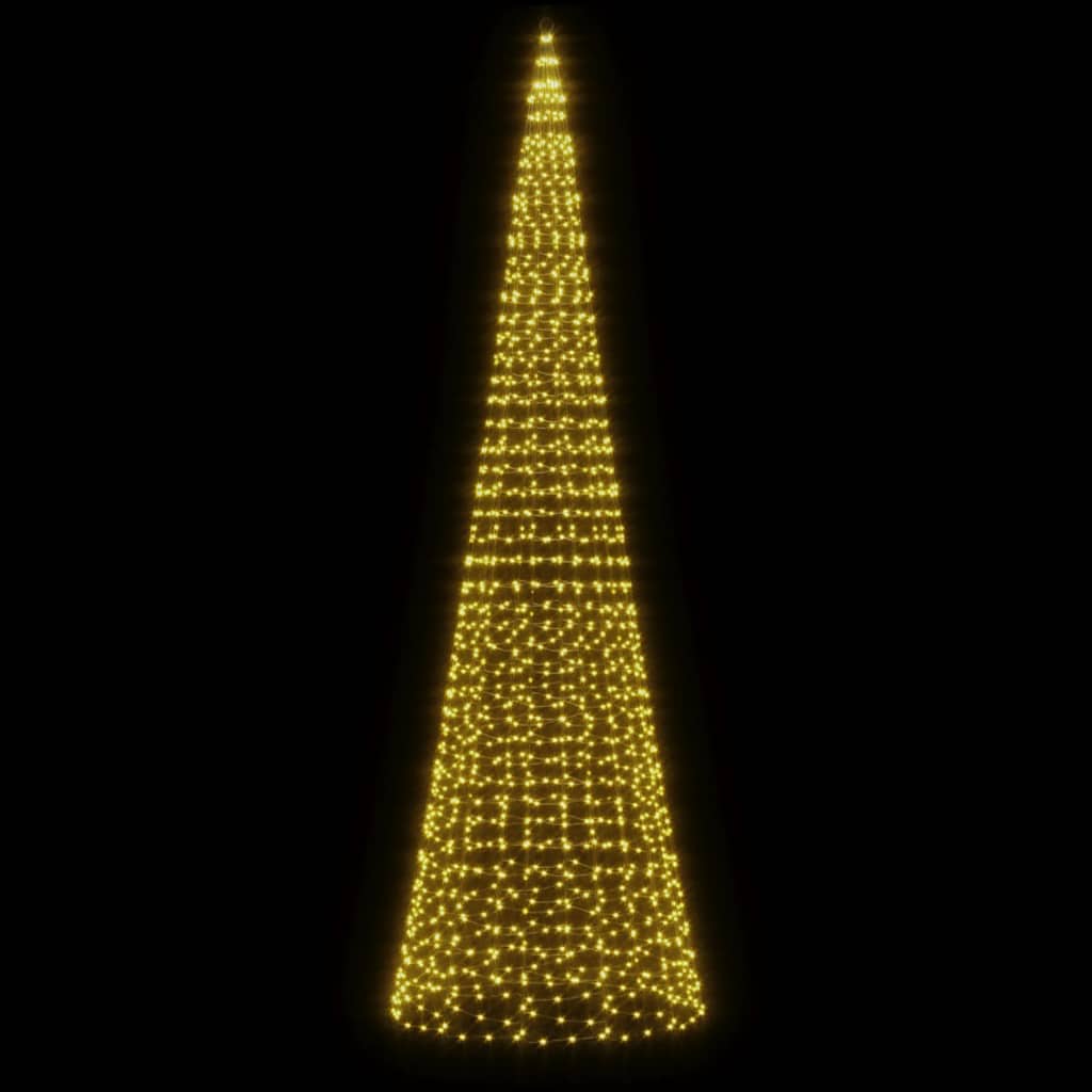 LED-Weihnachtsbaum 200 LEDs Warmweiß 180 cm