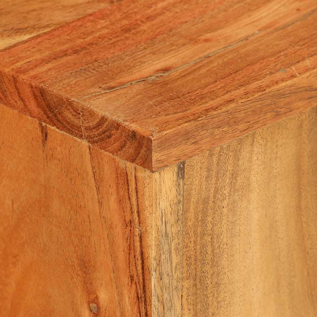3-teilige Blumentreppe Massivholz Akazie Braun