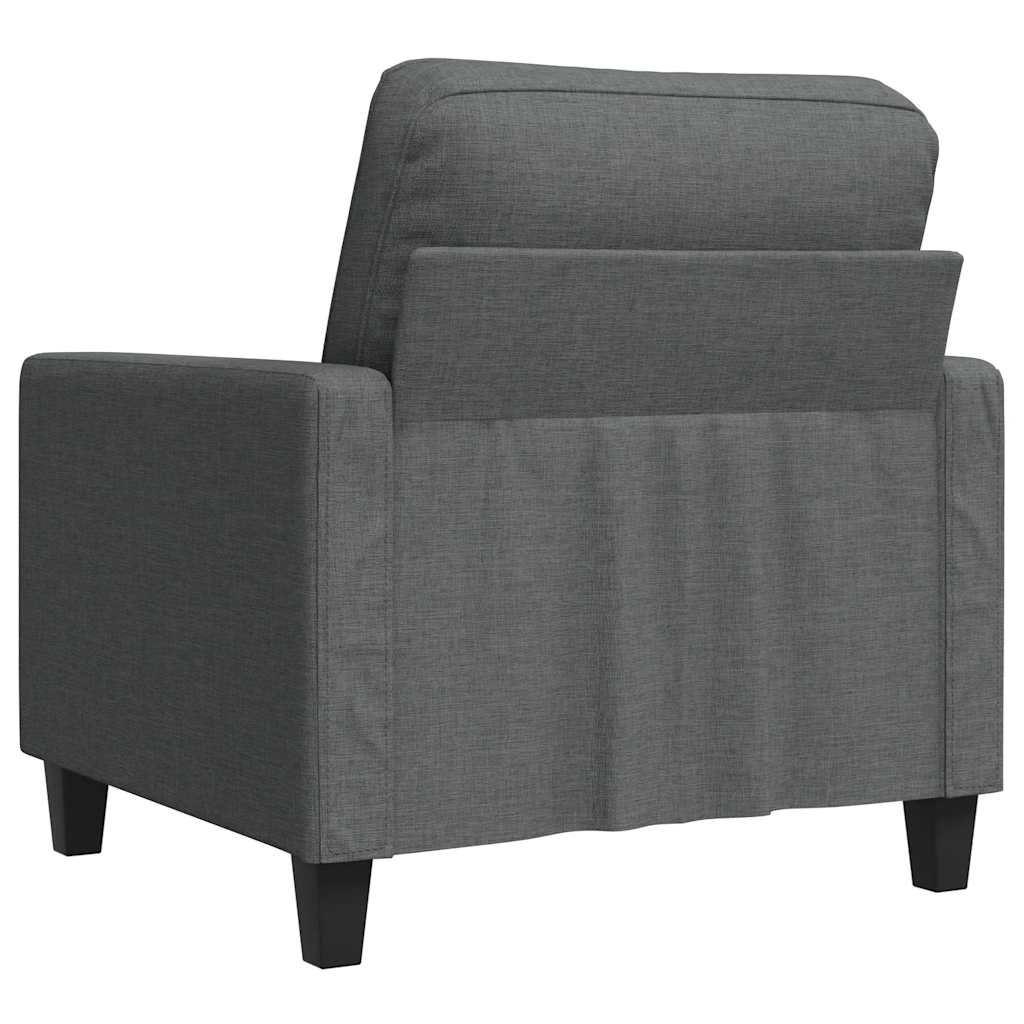 3-Sitzer-Sofa Hellgrau 180 cm Stoff