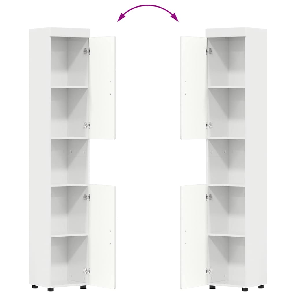 Badezimmermöbel-Set TULUM 2 pcs Weiß 60 x 34 x 63 cm