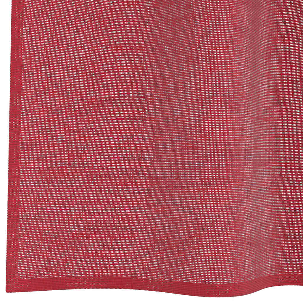 Voile Vorhänge mit Ösen 2 Stk. Apfelgrün 140x140 cm