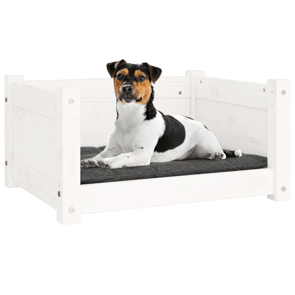 Hundebett 55,5 x 45,5 x 28 cm Massivholz Kiefer