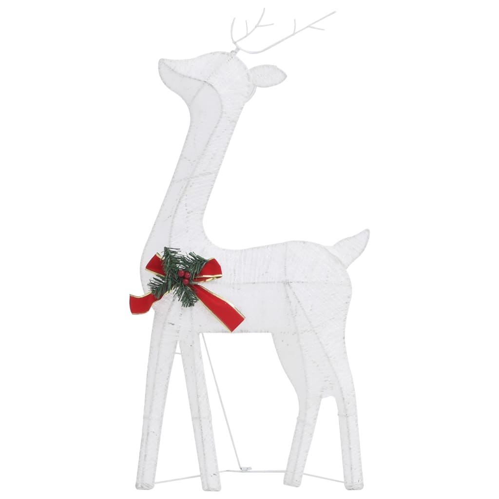 Weihnachtsdeko LED Rentiere 270x7x90 cm Golden Warmweiß